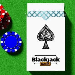 Packen von Spielkarten für Blackjack